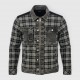 Ανδρικό Καρό Overshirt Jacket Μαύρο / Γκρι / Pre-Owned